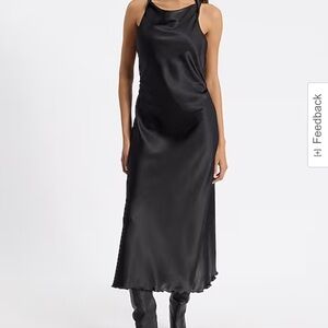 COPY - Elegant Black Satin Dress